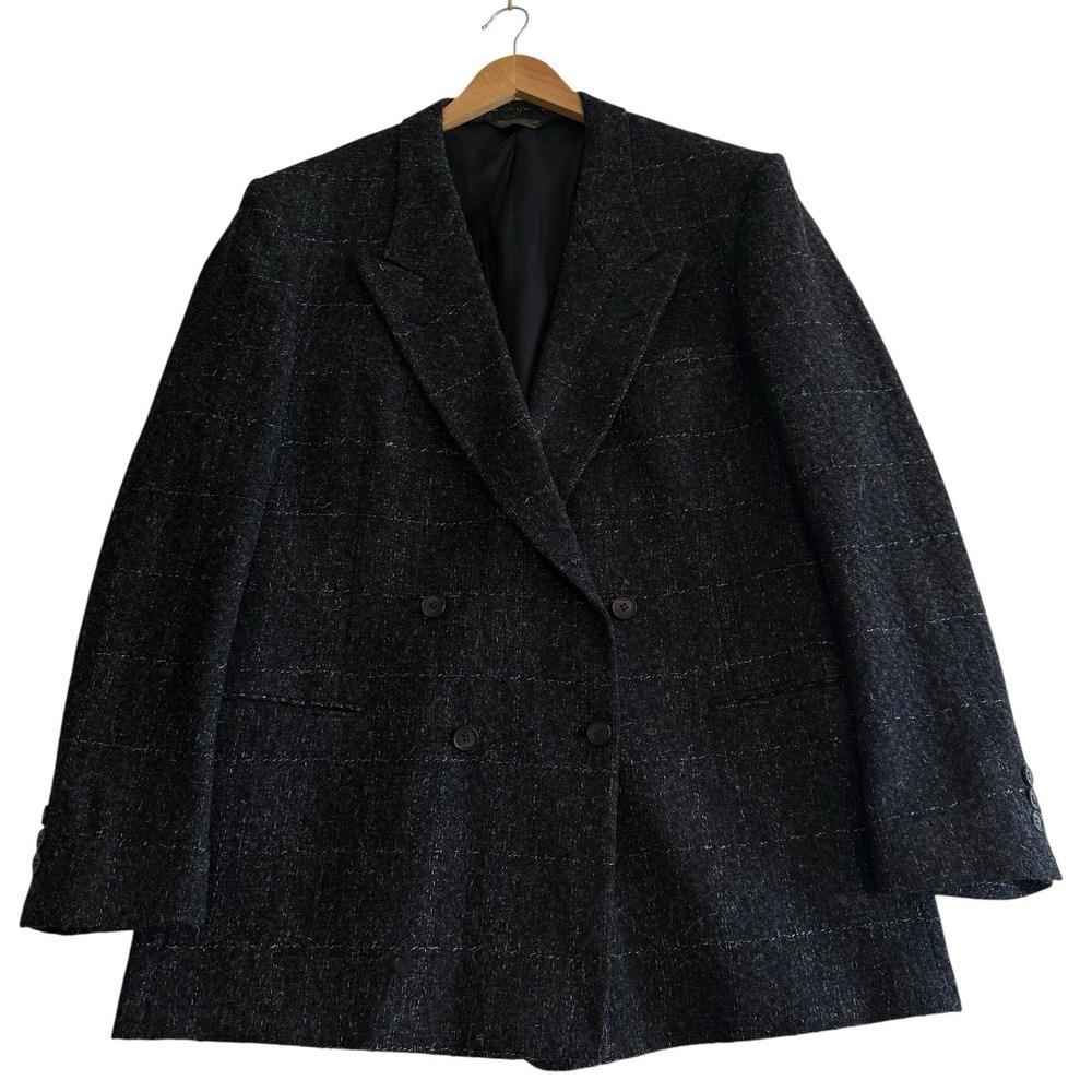 Nino Cerruti Rue Royale Man In Wool 100%‎ Pure Wool Coat Blazer Men Size XL
